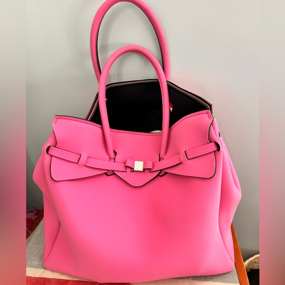 Like New Save My Bag Pink Women's Handbag like new - Picture 3 of 6
